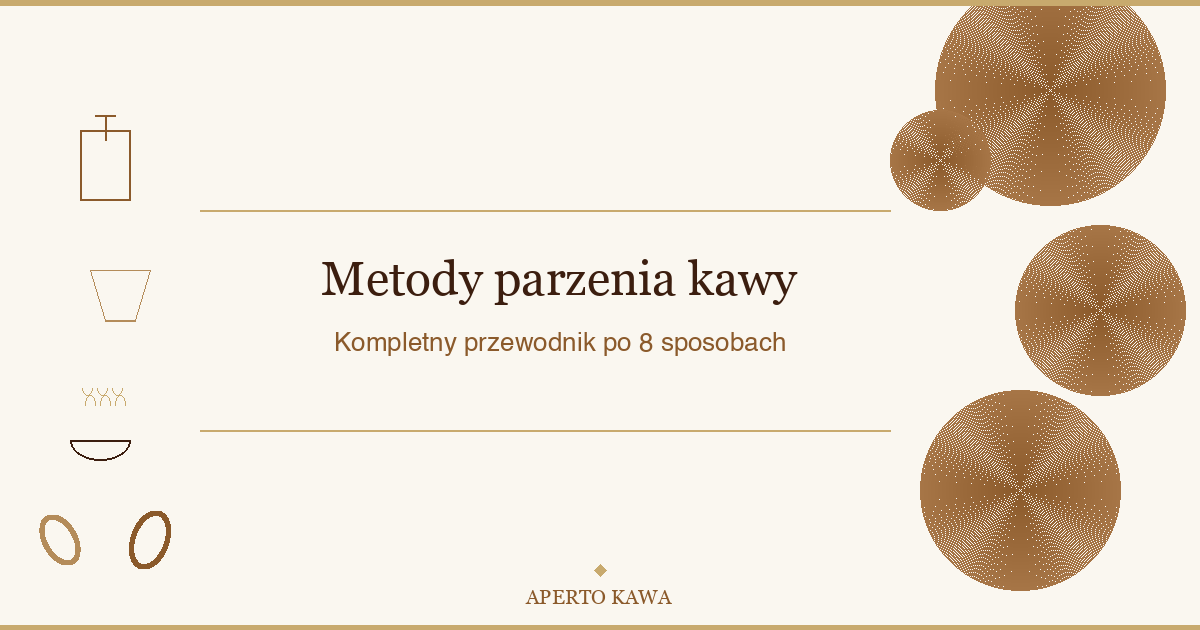 Metody parzenia kawy - przewodnik po 8 sposobach parzenia kawy ziarnistej