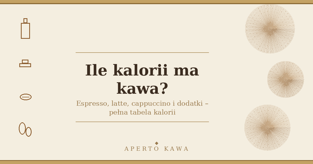 Ile kalorii ma kawa? Espresso, latte i cappuccino