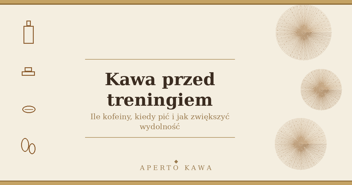 Kawa przed treningiem – ile pić i kiedy dla efektu?