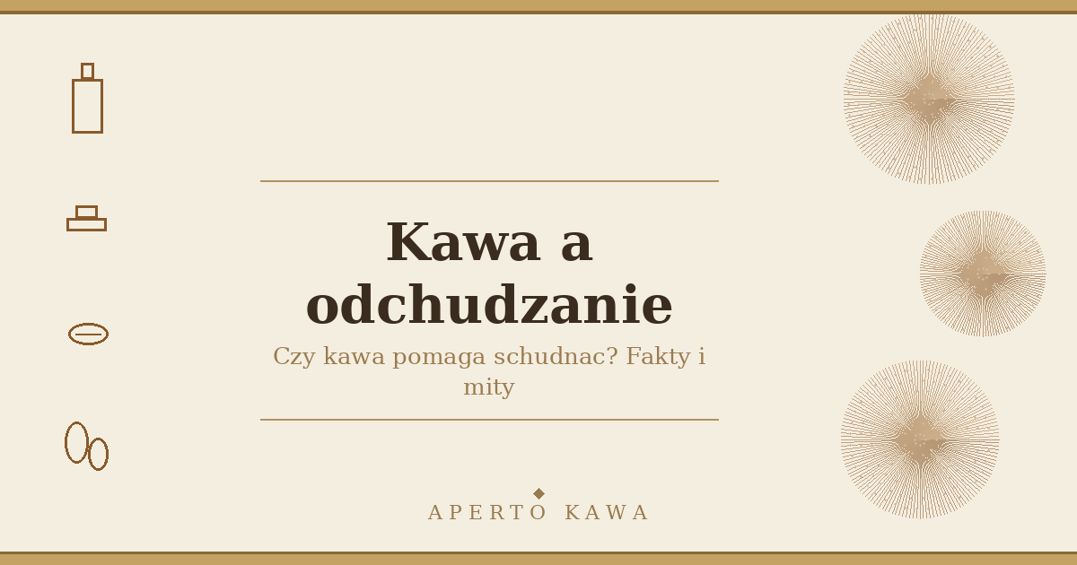 Kawa a odchudzanie – czy kawa pomaga schudnąć? Fakty