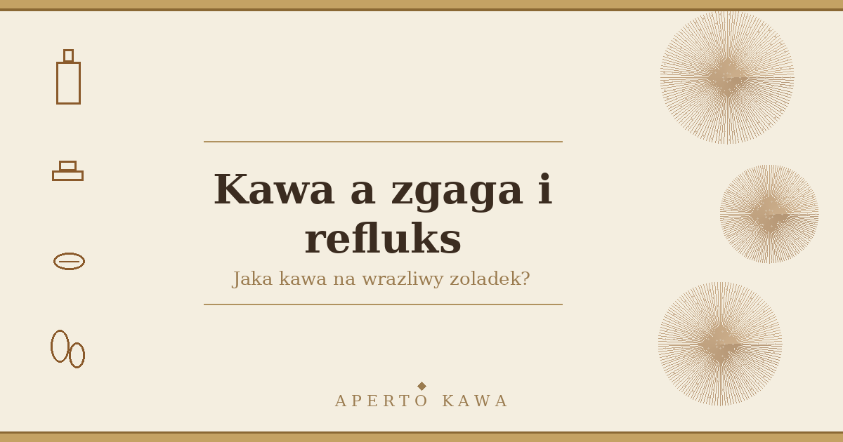 Kawa a zgaga i refluks – jaka kawa na wrażliwy żołądek
