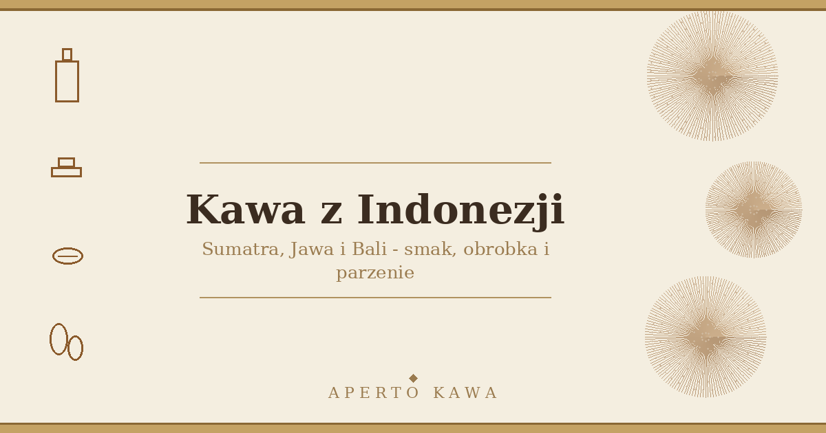 Kawa z Indonezji – Sumatra, Jawa i Bali. Smak i parzenie