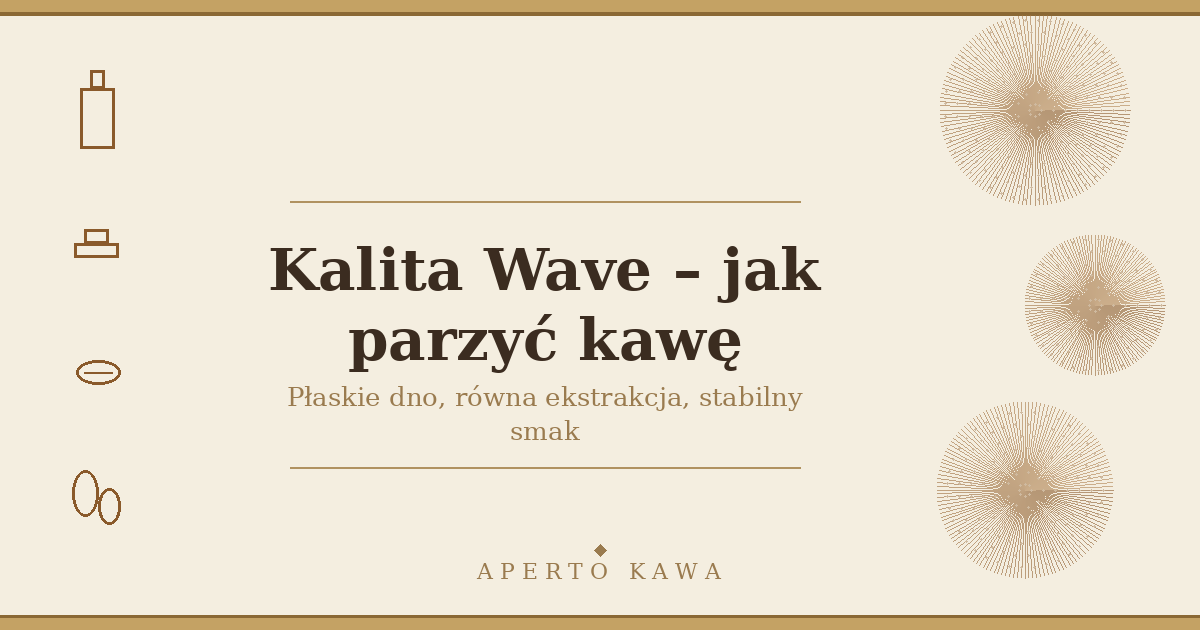 Kalita Wave – jak parzyć kawę krok po kroku? Poradnik