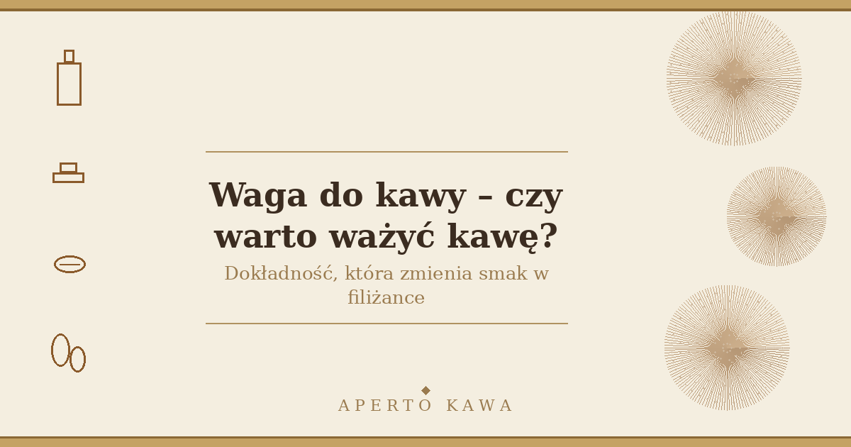 Waga do kawy – czy warto ważyć kawę? Poradnik